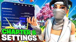 *NEW* BEST Controller Settings For Fortnite CHAPTER 6! (PS4/PS5/XBOX/PC)