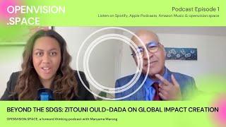 OPENVISION.SPACE preview - Beyond the SDGs: Zitouni Ould-Dada on global impact creation