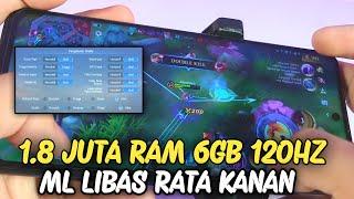 HP DIBAWAH 2 JUTA RAM 6 GB ULTRA 120 FPS MOBILE LEGEND