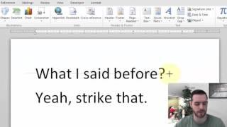 How to Strikethrough Text in Word