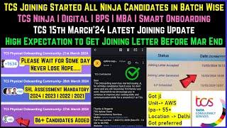 TCS Remaining Joining Letter for 2024 2023 Batch | TCS Ninja Joining Date | TCS Digital Joining Date