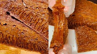 Bí quyết Bánh Bò Nướng đường thốt nốt mềm dẻo nhiều rễ tre siêu hấp dẫn