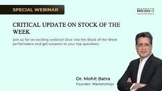 SPECIAL WEBINAR: Critical Update on Stock Of the Week