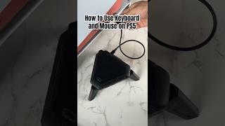 How to Set Up Keyboard and Mouse on PS5 #ps5 #ps5keyboardandmouseadapter #rainbowsixsiege #shorts