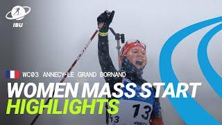 World Cup 24/25 ALGB: Women Mass Start Highlights