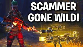 Scammer Goes Extremely PSYCHO...  (Scammer Get Scammed) Fortnite Save The World