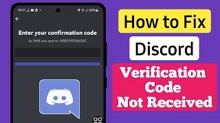 how to fix discord verification code not received | Fix Discord verification code not working (2023)