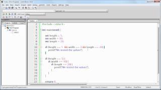 Lesson 11.3 : Implementing a simple if statement in c