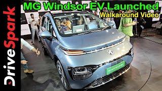 MG Windsor EV Launched | Price Rs. 9.99 Lakh | Walkaround | Promeet Ghosh