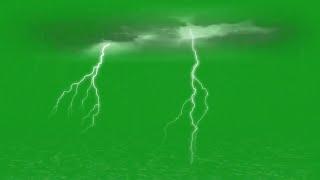 Lightening bolt green screen