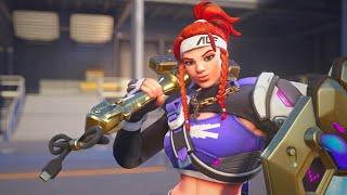 NEW Antifragile BB LE SSERAFIM Brigitte Skin Showcase | Overwatch 2