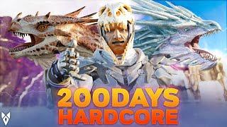 I Spent 200 Days In Hardcore Ark: Valguero!!