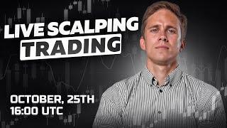 Live Crypto Scalping | Large Orders in Order Book