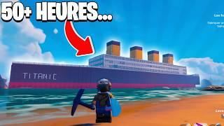 J'ai construit le TITANIC dans LEGO FORTNITE en EXPERT !!