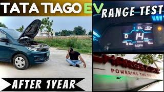 Tata Tiago EV Range Test - 100% to 0% ShockingTaigo EV Real life Range After 1year Explain?