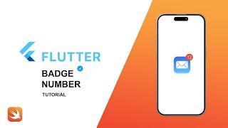 Add badge number to app icon. Flutter