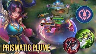 Ruby Prismatic Plume New Collector Skin |This Lady Of Spell Vamp Is Insane ~ Mobile Legends