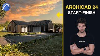 ArchiCAD Tutorial under 30 Minutes Modern Architecture