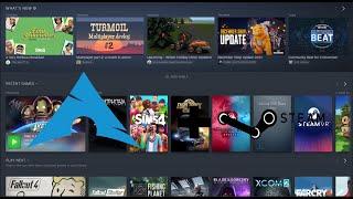 How to install Steam on Arch Linux