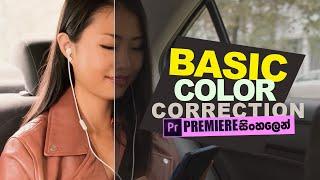 How to Color Correct in Adobe Premiere Pro Basics Part 01| Premiere Pro Sinhala