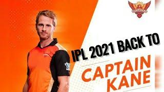 KANE WILLIAMSON SRH 2021 CAPTAIN