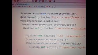 A JAVA PROGRAM TO CONVERT AN UPPERCASE TEXT TO LOWERCASE AND VICE VERSA (Recommended).
