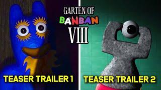 Garten of BanBan 8 -Teaser Trailer 1 VS Teaser Trailer 2 Comparison