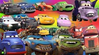 Looking For Disney Pixar Cars 4 Lightning Mcqueen, Doc Hudson, Fillmore, Bobby Swift, Fritter, Luigi