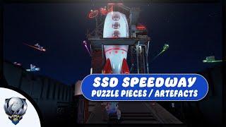 Astro's Playroom - All Puzzle Pieces and Artefact's in SSD Speedway