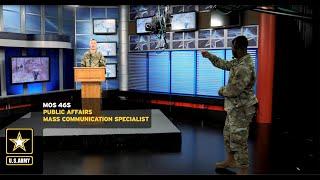 Army Journalist - Public Affairs Mass Communications Specialist - 46S