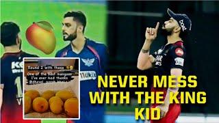 Never mess with the king kid  | Naveen trolls Kohli and RCB | MI vs RCB | Naveen Instagram story |