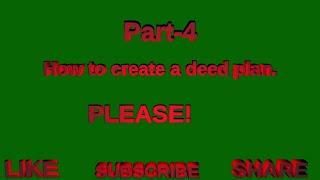 How to create deed plan, make a DBF formula and add deed plan metadata  Part 4