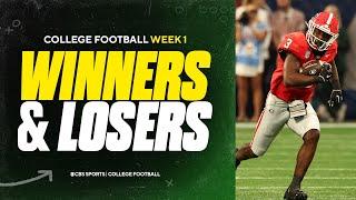 College Football Week 1 WINNERS & LOSERS: Georgia "RUNS THE TABLE" | CBS Sports