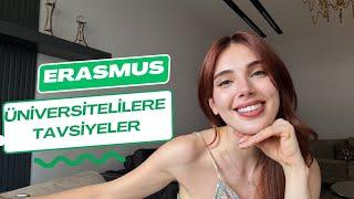 Erasmus ve Üniversiteye başlayanlara tavsiyeler 