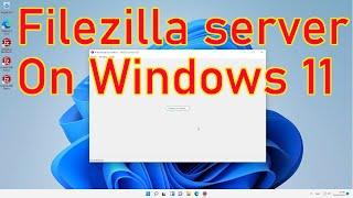Filezilla server setup