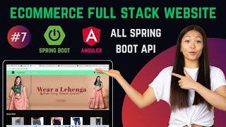 Full Stack Ecommerce Project Using Spring Boot And Angular | MySql, Spring Security, Jwt