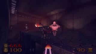 Quake  - E1M8 Ziggurat Vertigo Walkthrough (All Secrets)