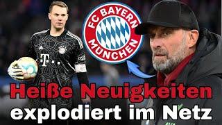 Heiße Neuigkeiten! explodiert im Netzwerk!  Nachrichten Vom FC Bayern München