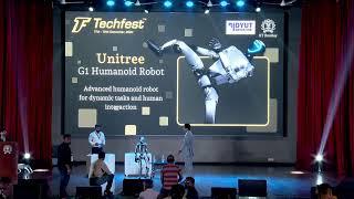 IIT BOMBAY Techfest 2024 DAY 2 || ( Unitree G1 Humanoid Robot ) ||