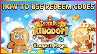 HOW TO USE REDEEM CODES | Cookie Run: Kingdom