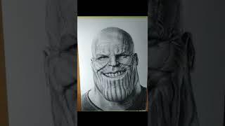 Drawing Thanos-Marvel-Timelapse |намалювати таноса | как нарисовать таноса | легкие рисунки