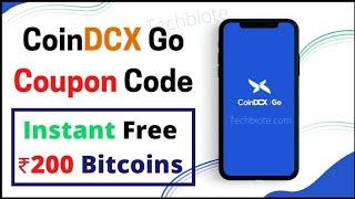 Diwali free 200Rupees Bitcoin  CoinDCX Go Coupon Code today