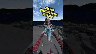 Spider-Man VR SLAPS HIS CHEATING WIFE #vr #virtualreality #spiderman #gaming