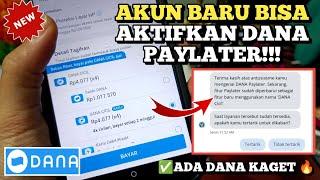 Cara Aktifkan Dana Paylater Supaya Bisa Pinjam Uang di Dana | Memunculkan Dana Paylater - Pinjaman