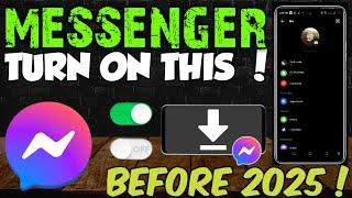 MESSENGER FEATURE NA DAPAT NAKA TURN ON SA MESSENGER MO BEFORE YEAR ENDS ! 100% LEGIT !