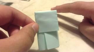 How to make a origami finger puppet