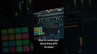 how to route your sample from EPC on mixer (FL Studio) #short