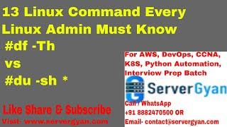 13 Linux Command Every Linux Admin Should Know