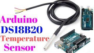 Arduino DS18B20 temperature sensor tutorial