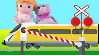 Cars - trains and trams | story for little kids about traveling by train and tram